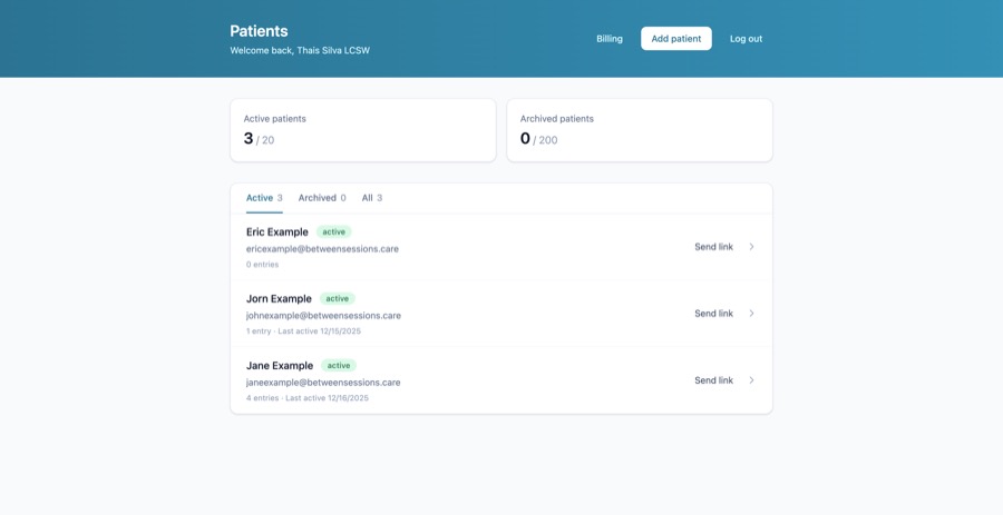 View your client list