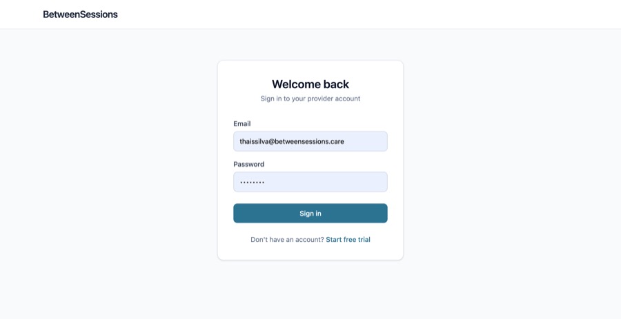 Sign in to your dashboard